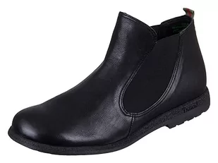 THINK! Damskie buty trekkingowe RENTO bez chromu, garbowana skóra z podszewką, 000 czarne, 37,5 EU, 000 czarny, 37.5 EU - Buty trekkingowe damskie - miniaturka - grafika 1