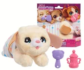 Zabawki interaktywne dla dzieci - FURREAL NEWBORNS Interaktywny PIESEK + Akcesoria - miniaturka - grafika 1