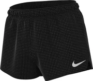 Spodenki damskie - Nike Męskie szorty M Nk Df Fast 3 In Bf Short, Black/Black/Reflective Silv, FN3355-010, XL - miniaturka - grafika 1