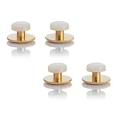 Zestawy biżuterii dla kobiet - Guziki smokingowe z masą perłową PS-284 (4 guziki) - miniaturka - grafika 1