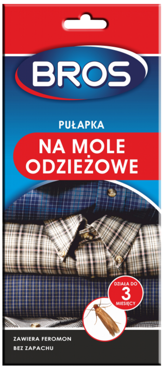 Bros Pułapka feromonowa na mole odzieżowe 1szt. 443