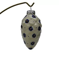 Bombki - Ceramiczna bombka szyszka Ceramika Bolesławiec - miniaturka - grafika 1