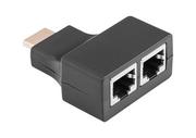 Kable komputerowe i do monitorów - Cabletech Przedłużacz extender ZLA0798 HDMI 2x RJ45 max 30m - miniaturka - grafika 1