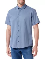 Koszule męskie - bugatti Męska koszula 9850-38523 z kołnierzykiem na guziki, granatowa-390, regularna, Marine-390, S - miniaturka - grafika 1