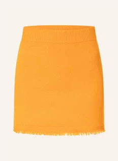 Spódnice - Lisa Yang Spódnica Z Dzianiny Aldea Z Kaszmiru orange - grafika 1