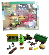 Samochody i pojazdy dla dzieci - Zestaw Farma Traktor Światło Dźwięk Z Figurką 15 Elementów - miniaturka - grafika 1