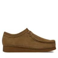 Mokasyny męskie - Mokasyny Clarks Wallabeeevo 26172821 Brązowy - miniaturka - grafika 1