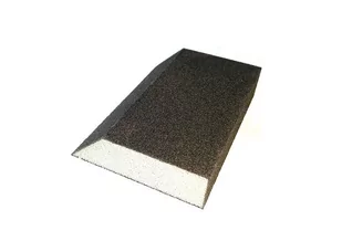 GĄBKA SZLIFIERSKA 125x90x65x25mm  P 240 CZTEROSTRONNA SKOŚNA - Materiały ścierne - miniaturka - grafika 1