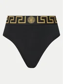 Majtki damskie - Versace Figi klasyczne z wysokim stanem AUD01050 1A10011 Czarny - miniaturka - grafika 1