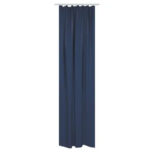 Zasłona DARK zaciemniająca na taśmie 140 x 270 cm niebieska - Zasłony Zasłona DARK zaciemniająca na taśmie 140 x 270 cm niebieska - Zasłony - miniaturka - grafika 1