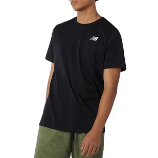 Koszulka New Balance MT11070BK - czarna - Koszulki sportowe męskie - miniaturka - grafika 1