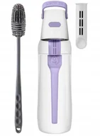 Butelki filtrujące - Butelka filtrująca Dafi Solid 0,7 lawendowa + szczoteczka silikonowa - miniaturka - grafika 1