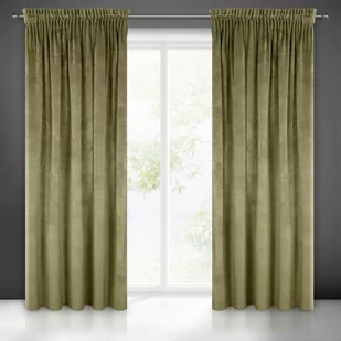 Euro Firany Zasłona Dekoracyjna Euro Villa Oliwka 140x270 5900811773641 - Zasłony - miniaturka - grafika 1