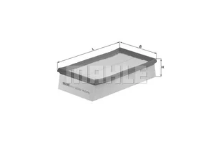 Filtr powietrza Mahle LX 933/2 - Filtry powietrza - miniaturka - grafika 1