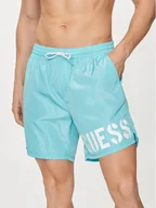 Kąpielówki męskie - Guess Szorty kąpielowe F4GT28 WG292 Błękitny Regular Fit - miniaturka - grafika 1
