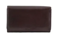 Portfele - Barberini's, Portfel damski, ciemnobrązowy - miniaturka - grafika 1