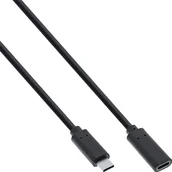 Kable USB - Kabel USB InLine USB-C - USB-C 0.5 m Czarny 35776 - miniaturka - grafika 1