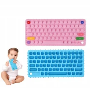 Gryzak klawiatura dla Dzieci Ząbkowanie dwa kolory - Gryzaki dla dzieci - miniaturka - grafika 1