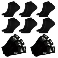 Skarpetki męskie - 6X SOKKO STOPKI MĘSKIE NISKIE BAWEŁNIANE CZARNE - SM6-S10-CZA-42-44 - miniaturka - grafika 1