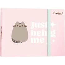 Pamiętnik na spirali zamykany na gumkę Pusheen - Szkolne artykuły papiernicze - miniaturka - grafika 1