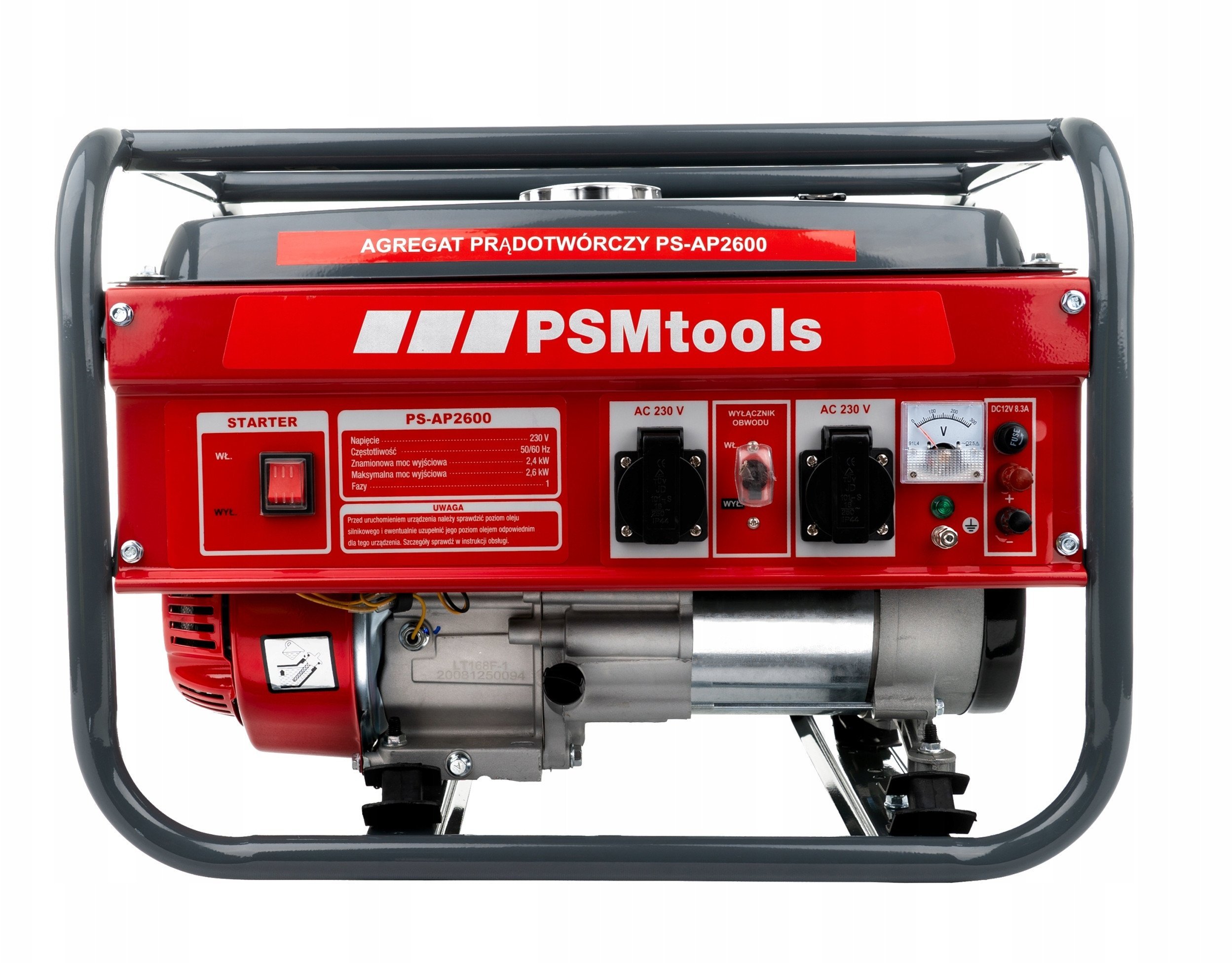 Agregat Dedra agregat prądotwórczy 2,6 kw 230v