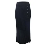 Spódnice - Damska Spódnica GUESS SHOPIE PLEATED SKIRT SWTR W4RD99Z3D60-JBLK – Czarny - miniaturka - grafika 1