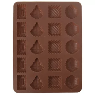 Forma do pieczenia ciastek, pralin, czekoladek, ciasteczek, na praliny, silikonowa, 20 sztuk kod: O-151724 - Formy do ciast - miniaturka - grafika 1