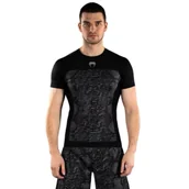 Kimona, stroje i obuwie - Venum Rashguard Krótki Rękaw Short Sleeve G-Fit Scales Black/Grey - miniaturka - grafika 1