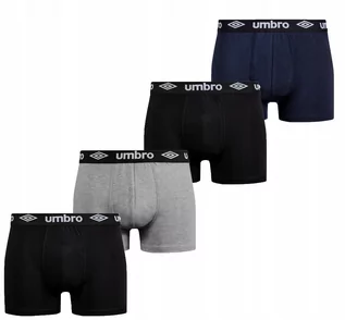 Majtki męskie - Umbro Bokserki Męskie 4 Pack Rozmiar L - grafika 1