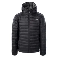 Kurtki męskie - Męska Kurtka pikowana HI-TEC CARSON 26451-BLACK – Czarny - miniaturka - grafika 1