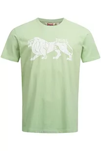 Lonsdale Koszulka męska Endmoor, Pastel Green/White, S - Koszulki męskie - miniaturka - grafika 1
