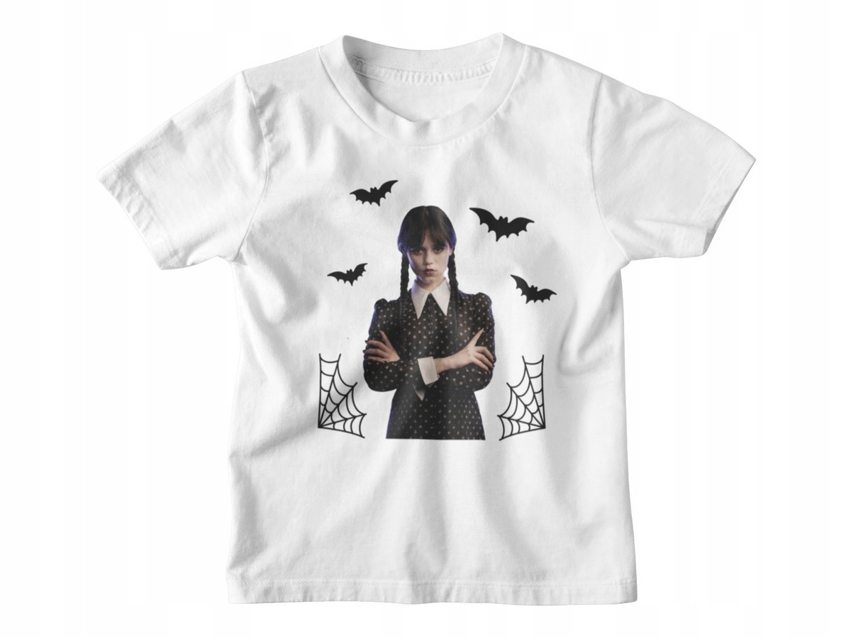 T-SHIRT KOSZULKA WEDNESDAY ADDAMS DZIECIĘCA 146