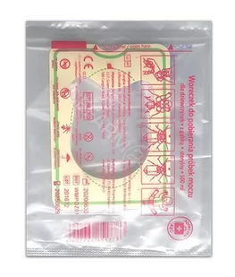 Woreczek na mocz dla dziewczynek 100 ml (Apteczka ABC) - Akcesoria medyczne - miniaturka - grafika 1