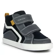 Buty dla chłopców - Sneakersy Geox B Kilwi Boy B36A7E 022ME C0017 M Black/Grey - miniaturka - grafika 1