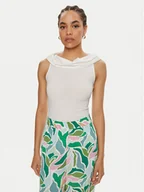 Bluzki damskie - JJXX Bluzka Saga 12273790 Biały Slim Fit - miniaturka - grafika 1