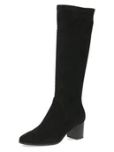 Kozaki damskie - Caprice Kozaki w kolorze czarnym - miniaturka - grafika 1