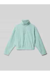 Bluza krótka z kołnierzem z polaru - Tom Tailor - Bluzy damskie - miniaturka - grafika 1