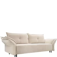 Sofy i kanapy - Sofa z Funkcją Spania 3F Napoli Laski Meble Tkanina Velluto Rust 33 - miniaturka - grafika 1