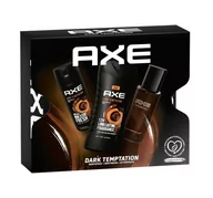 Zestawy perfum męskich - AXE DARK TEMPTATION ZESTAW PREZENTOWY DLA MĘŻCZYZN ŻEL + DEZODORANT + WODA PO GOLENIU - miniaturka - grafika 1