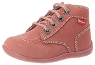 Kozaki damskie - Kickers Kozaki dla chłopców Bonzip, różowy - Pink Rose Clair Perm 131-25 EU - miniaturka - grafika 1