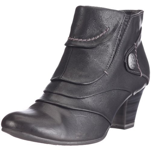 Jana 8-8-25327-25 Delice-B-1K-1, kozaki damskie, czarny - czarny Black - 39.5 EU X-Weit