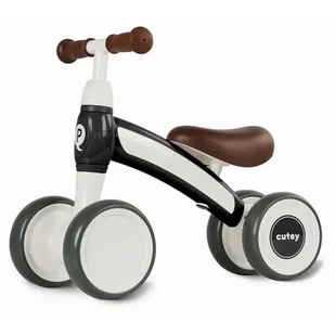 Qplay, Cutey Retro, rowerek biegowy, Black - Rowerki biegowe - miniaturka - grafika 1