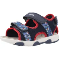 Sandały damskie - Sandały Geox Model B Sandal Multy Boy Kolor Niebieski - miniaturka - grafika 1
