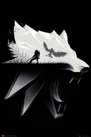 Obrazy i zdjęcia na płótnie - GB Eye The Witcher Open World - plakat FP4834 - miniaturka - grafika 1