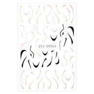 Ozdoby do paznokci - Naklejki do paznokci samoprzylepne STZ-CS063 - miniaturka - grafika 1