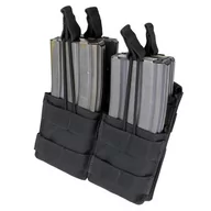 Odzież taktyczna i umundurowanie - Condor - Double Stacker M4 Mag Pouch - Czarny - MA43-002 - miniaturka - grafika 1