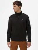 Bluzy męskie - felpa uomo dickies oakport 1/4 zip - dk0a4xd4 blk black - miniaturka - grafika 1