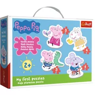 Puzzle - Trefl Puzzle Baby Classic Urocza Świnka Peppa 36086 - miniaturka - grafika 1