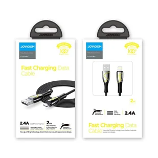 Joyroom Mermaid series kabel USB - Lightning 2,4A 2m czarny (S-2030K6) - Kable USB - miniaturka - grafika 5