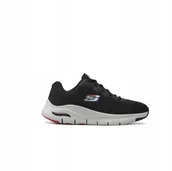 Sneakersy męskie - Czarne Buty Sneakersy Sportowe Arch Fit Infinity Cool Skechers 41 - miniaturka - grafika 1